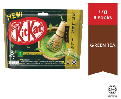 Nestle *Nestle KITKAT 2-Finger Green Tea Pack (8 x 17g)
