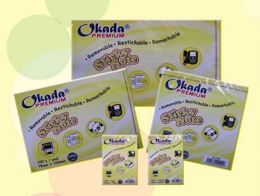 Okada Premium Sticky Note 3" x 4" / POST IT NOTE /Sticky Note /3" x 4" /Okada Premium Sticky Note