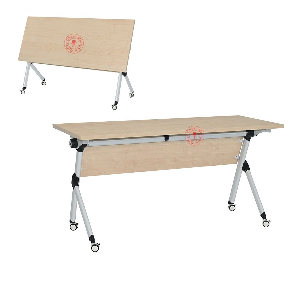 OEM Mobile Meeting Table / Foldable Office Table L1500(5') x W600(2') x H750(2.5')