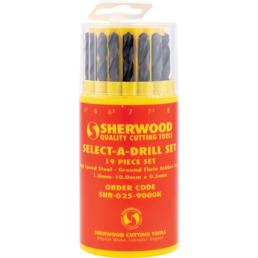 Sherwood *Sherwood HSS Jobber Drill Sets Metric Size - SHR0259000K