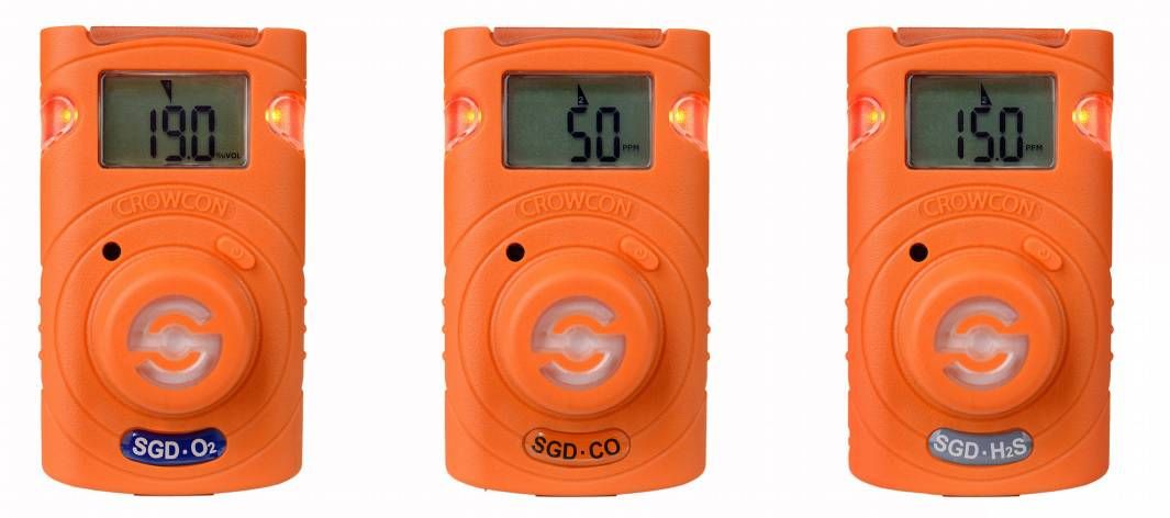 CROWCON *CROWCON Portable Gas Detection Equipment - H2S Gas Badge (CLIP, CCH10/20-PT-MY)