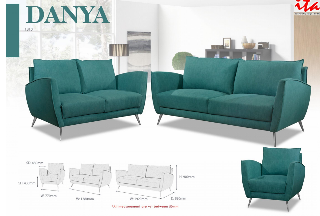 ITA OFFICE SOFA SET - DANYA 1810