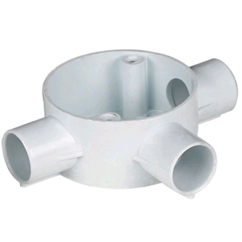 PVC Conduit (Round Tee Box - 3 Way) - 20mm