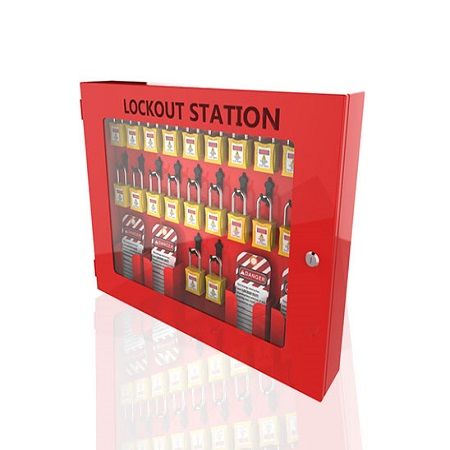 *SAFE-D-LOCK Padlock Steel Station Cabinet (V-PSD - 44)